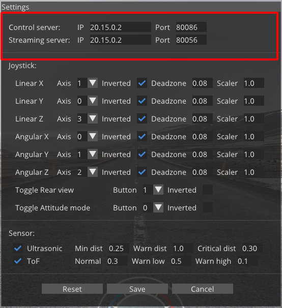 Server Settings