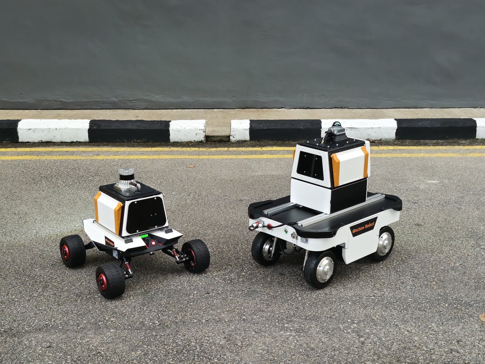 UGV Development Kits mounted on robot bases