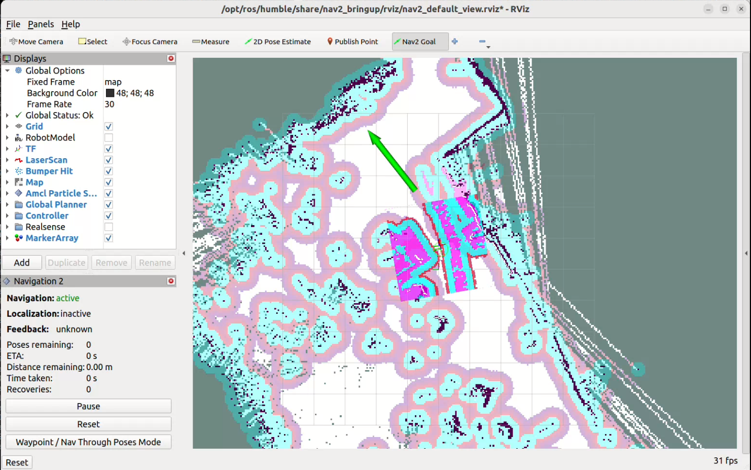 RTAB-Map Navigation Goal